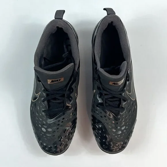 Nike Softball Cleats Molded Womens 10 HyperDiamond 2.5 Keystone Low AR0996-009 - Picture 7 of 10